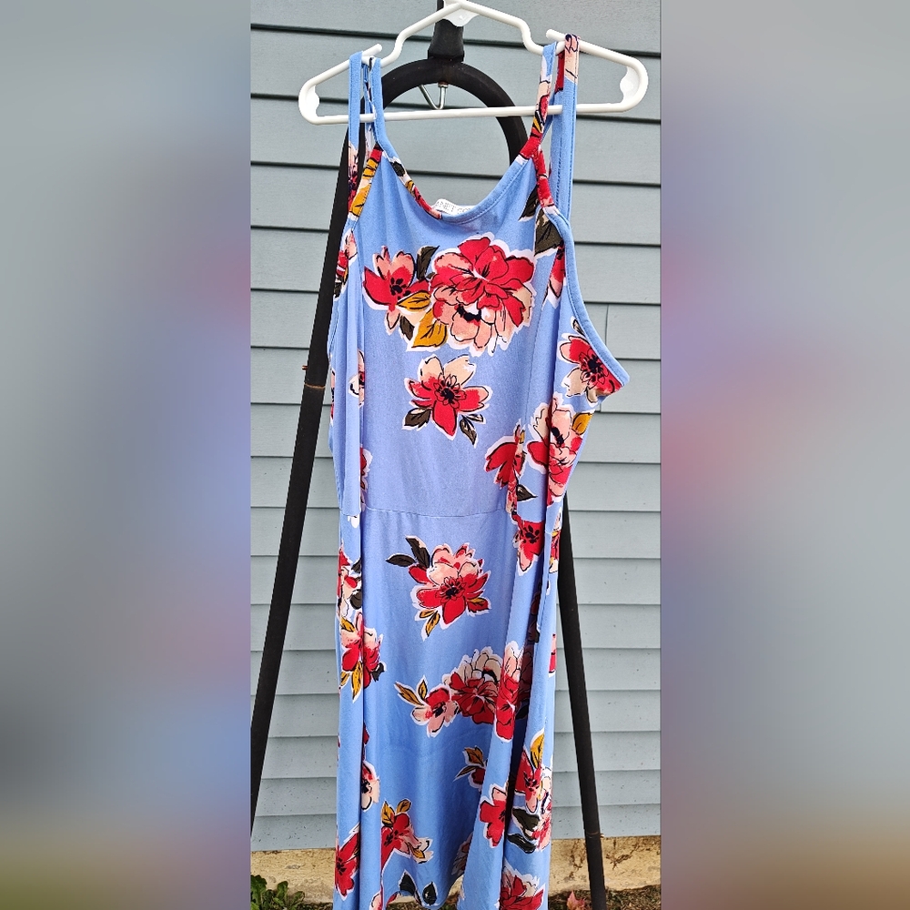 Strapy floral dress